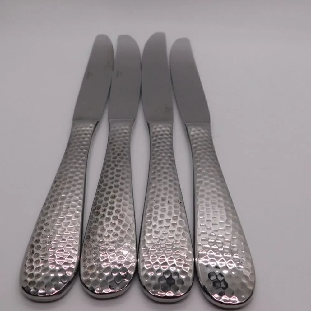 Wallace Brooklyn pattern set of 4 stainless steel butter knives